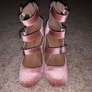 Pink heels